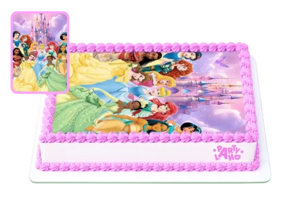 Детска торта на тема Принцесите на Дисни – Disney Princesses