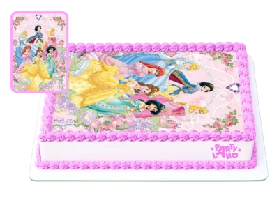 Детска торта на тема Принцесите на Дисни – Disney Princesses
