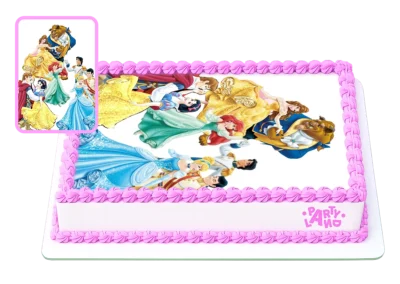 Детска торта на тема Принцесите на Дисни – Disney Princesses