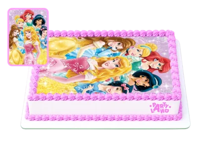 Детска торта на тема Принцесите на Дисни – Disney Princesses