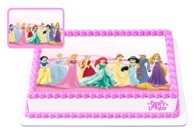 Детска торта на тема Принцесите на Дисни – Disney Princesses