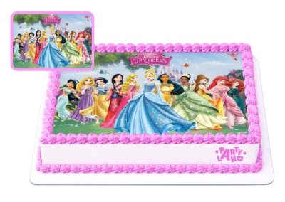 Детска торта на тема Принцесите на Дисни – Disney Princesses