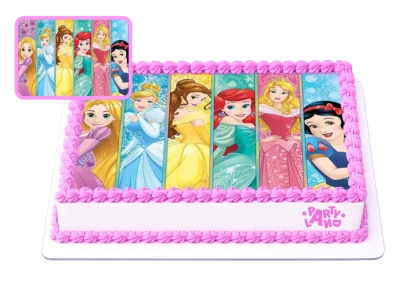 Детска торта на тема Принцесите на Дисни – Disney Princesses