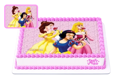 Детска торта на тема Принцесите на Дисни – Disney Princesses