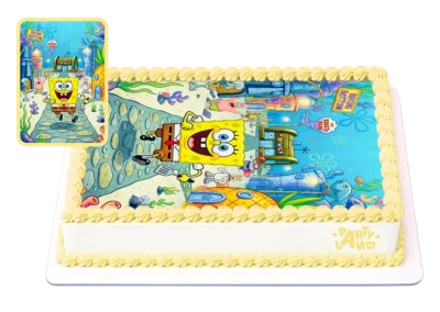 Детска торта на тема Спонджбоб – SpongeBob
