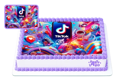 Детска торта на тема Тик Ток – TikTok
