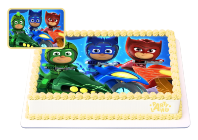 pj masks birthday cake