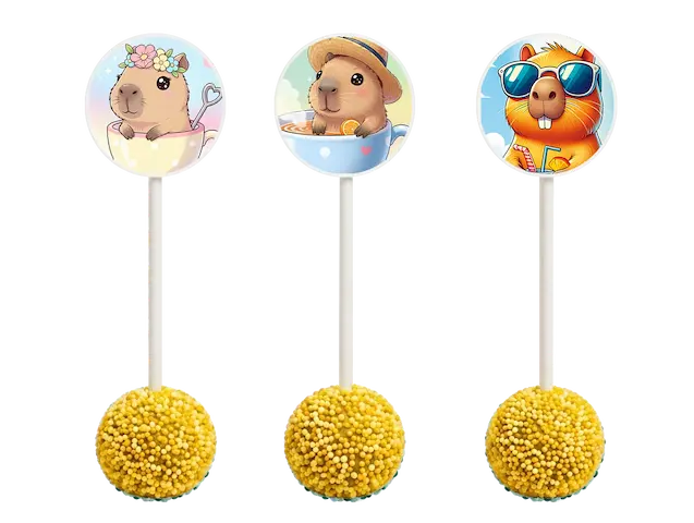 kapibara-capybara- pops кейк попс близалка капибара