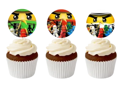 ЛЕГО Нинджаго – LEGO Ninjago тематично декорирани мъфини за детски рожден ден