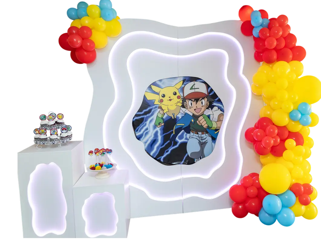 pokemon-pikachu-balonena-ukrasa декорация с балони пикачу