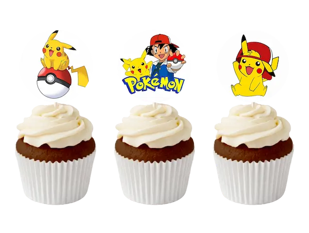 pokemon-pikachu-etiketi-za-voda-muffins декорирани мъфини пикачу покемон