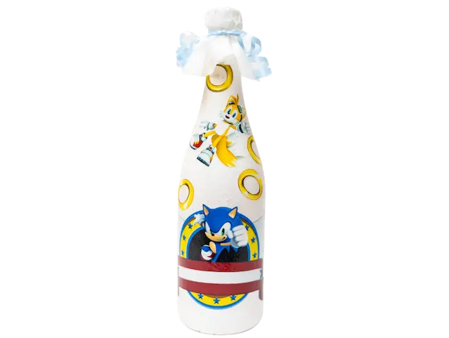 taralezhat-sonik-sonic-the-hedgehog-dekorirano-shampansko