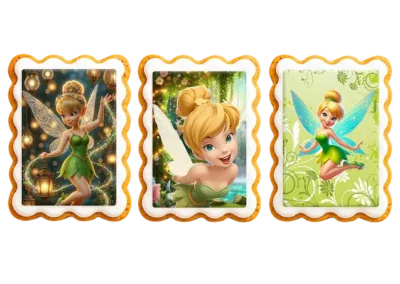 Зън Зън Тинкърбел – Tinker Bell декорирани бисквитки за детско парти