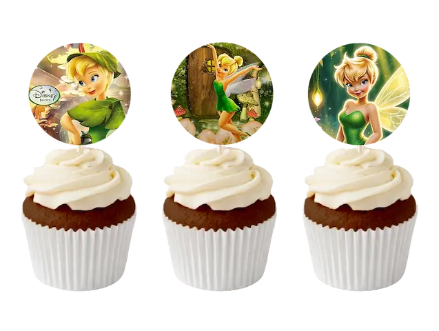 zan-zan-kambanka-tinker-bell-mafini декорирани мъфини на тема Зън зън Тинкърбел